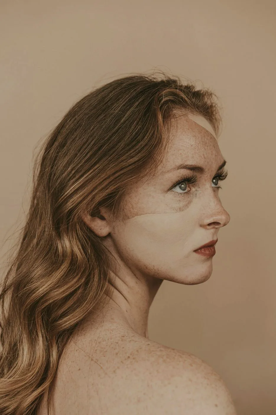 Jawline and profile portrait