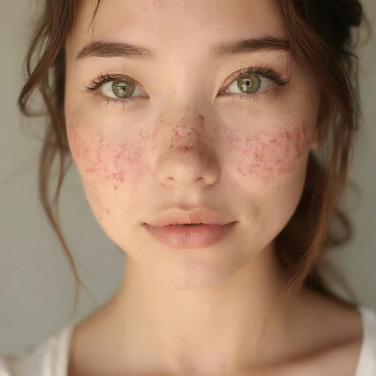 Skin texture and quality assessment portrait
